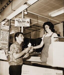 Kohr Brothers Frozen Custard, Frankie Avalon and Christine Jackson, 1110 Boardwalk, Atlantic City N.J. Kohr Brothers Frozen Custard, Frankie Avalon and Christine Jackson, 1110 Boardwalk, Atlantic City N.J.